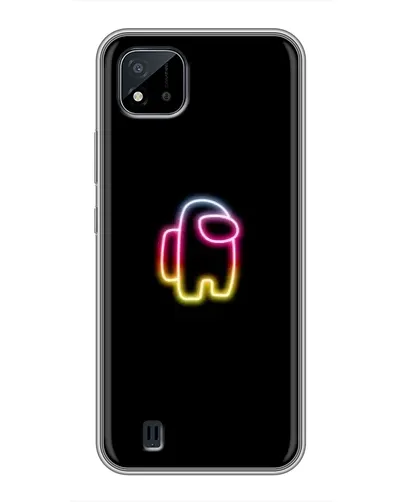 Чехол для Realme C11 (2021) / C20 с картинкой «Among Us градиент»