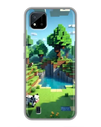 Чехол для Realme C11 (2021) / C20 с картинкой «Minecraft летний день» Чехол для Realme C11 (2021) / C20 с картинкой «Minecraft летний день»