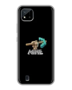 Чехол для Realme C11 (2021) / C20 с картинкой «Алмазная кирка»