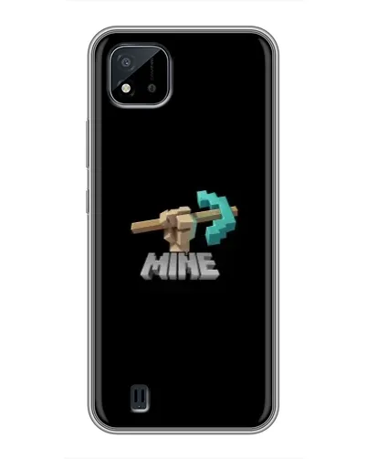 Чехол для Realme C11 (2021) / C20 с картинкой «Алмазная кирка» Чехол для Realme C11 (2021) / C20 с картинкой «Алмазная кирка»