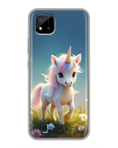 Чохол для Realme C11 (2021) / C20 з картинкою «Єдиноріг на галявині»
