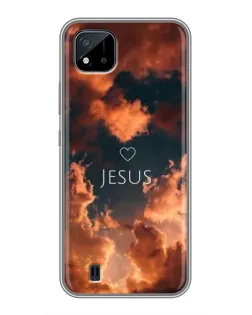 Чохол для Realme C11 (2021) / C20 з картинкою «Сяйво Імені Jesus»