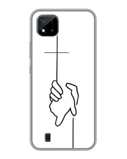 Чохол для Realme C11 (2021) / C20 з картинкою «Рука тримає»