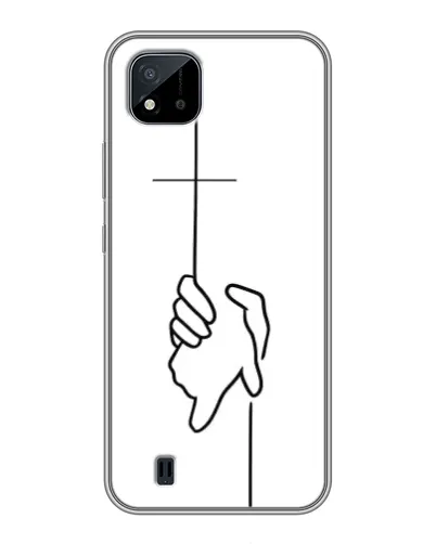 Чехол для Realme C11 (2021) / C20 с картинкой «Рука держит» Чехол для Realme C11 (2021) / C20 с картинкой «Рука держит»