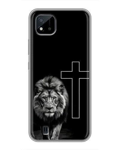 Чехол для Realme C11 (2021) / C20 с картинкой «Лев и Крест» Чехол для Realme C11 (2021) / C20 с картинкой «Лев и Крест»