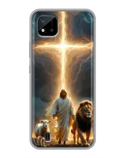 Чохол для Realme C11 (2021) / C20 з картинкою «Лев Юди та Світло»