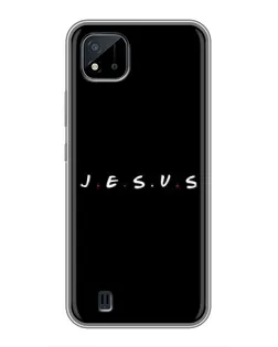 Чехол для Realme C11 (2021) / C20 с картинкой «Точки веры J.E.S.U.S.»