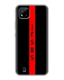 Чехол для Realme C11 (2021) / C20 с картинкой «Красная линия веры»