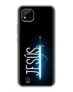 Чехол для Realme C11 (2021) / C20 с картинкой «Меч Духа Jesus»