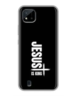 Чехол для Realme C11 (2021) / C20 с картинкой «Вертикаль веры Jesus»