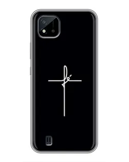 Чохол для Realme C11 (2021) / C20 з картинкою «Тонкий хрест»
