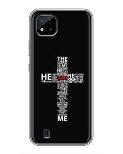 Чохол для Realme C11 (2021) / C20 з картинкою «Текстовий хрест»