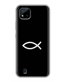 Чохол для Realme C11 (2021) / C20 з картинкою «Символ риби Jesus»