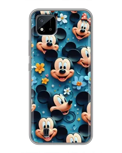 Чохол для Realme C11 (2021) / C20 з картинкою «Паттерн Міккі та Мінні»