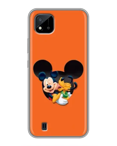 Чохол для Realme C11 (2021) / C20 з картинкою «Серце Міккі Мінні»
