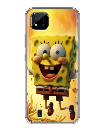 Чохол для Realme C11 (2021) / C20 з картинкою «Губка Боб стрибає» Чохол для Realme C11 (2021) / C20 з картинкою «Губка Боб стрибає»