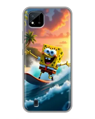 Чохол для Realme C11 (2021) / C20 з картинкою «Губка Боб серфінгіст» Чохол для Realme C11 (2021) / C20 з картинкою «Губка Боб серфінгіст»