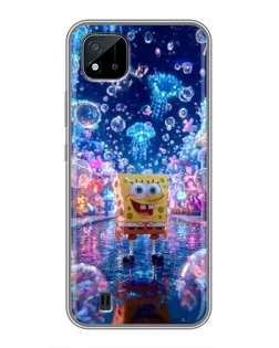 Чохол для Realme C11 (2021) / C20 з картинкою «Неоновий океан»