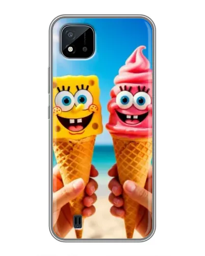 Чохол для Realme C11 (2021) / C20 з картинкою «Спанч Боб морозиво» Чохол для Realme C11 (2021) / C20 з картинкою «Спанч Боб морозиво»