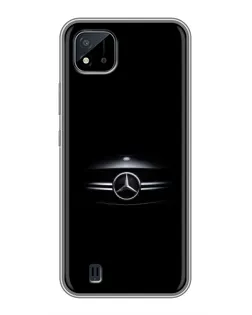 Чехол для Realme C11 (2021) / C20 с картинкой «Mercedes — абстрактные линии»