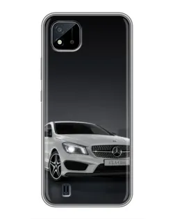 Чехол для Realme C11 (2021) / C20 с картинкой «Mercedes AMG GT Silver»