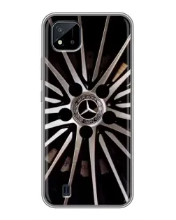 Чехол для Realme C11 (2021) / C20 с картинкой «Диск Mercedes»