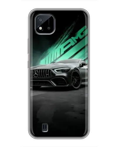 Чехол для Realme C11 (2021) / C20 с картинкой «Темный Mercedes AMG»