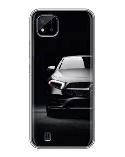 Чехол для Realme C11 (2021) / C20 с картинкой «Свет фар Mercedes»