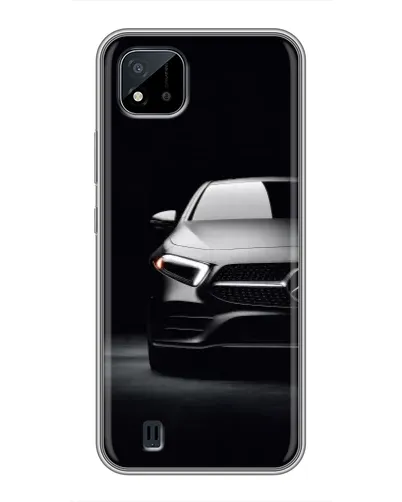 Чехол для Realme C11 (2021) / C20 с картинкой «Свет фар Mercedes»