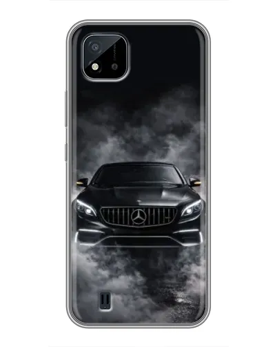 Чехол для Realme C11 (2021) / C20 с картинкой «Mercedes в дыму»