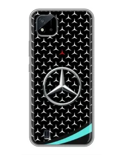 Чехол для Realme C11 (2021) / C20 с картинкой «Mercedes — бирюзовый акцент»