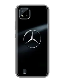 Чехол для Realme C11 (2021) / C20 с картинкой «Mercedes на металле»