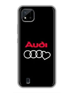 Чохол для Realme C11 (2021) / C20 з картинкою «Логотип Audi Heart»