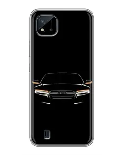 Чохол для Realme C11 (2021) / C20 з картинкою «Audi — нічний контур»
