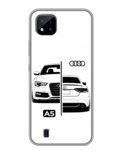 Чохол для Realme C11 (2021) / C20 з картинкою «Audi — контрастний дизайн»