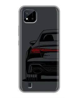 Чохол для Realme C11 (2021) / C20 з картинкою «Задня частина Audi — арт»