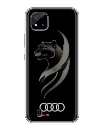 Чохол для Realme C11 (2021) / C20 з картинкою «Графіка — пантера та Audi»