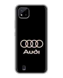 Чохол для Realme C11 (2021) / C20 з картинкою «Audi — золотий логотип»