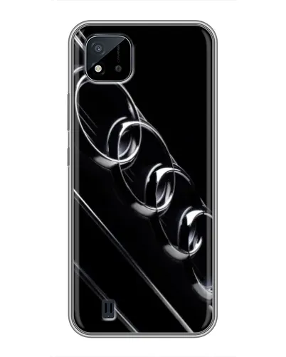 Чохол для Realme C11 (2021) / C20 з картинкою «Audi — абстрактні кільця»
