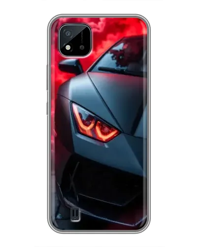 Чохол для Realme C11 (2021) / C20 з картинкою «Lamborghini червоне сяйво»