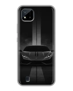 Чохол для Realme C11 (2021) / C20 з картинкою «Lamborghini симетрія доріг»