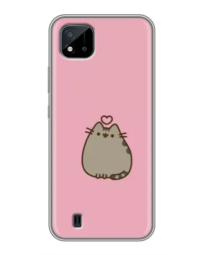 Чохол для Realme C11 (2021) / C20 з картинкою «Pusheen серце» Чохол для Realme C11 (2021) / C20 з картинкою «Pusheen серце»