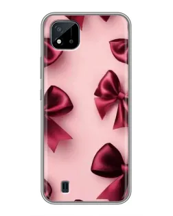 Чохол для Realme C11 (2021) / C20 з картинкою «Бордовий атлас»