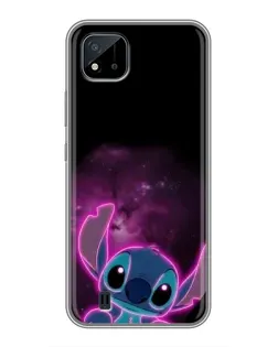 Чехол для Realme C11 (2021) / C20 с картинкой «Неоновый Stitch»