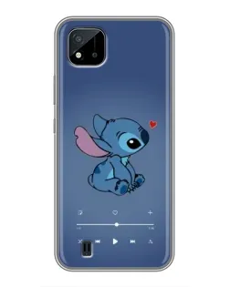 Чехол для Realme C11 (2021) / C20 с картинкой «Музыкальный Stitch»
