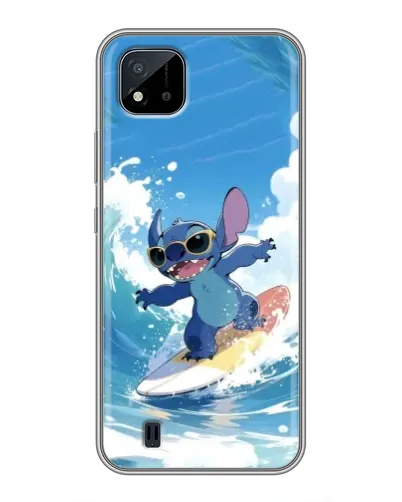 Чехол для Realme C11 (2021) / C20 с картинкой «Стич на волне» Чехол для Realme C11 (2021) / C20 с картинкой «Стич на волне»