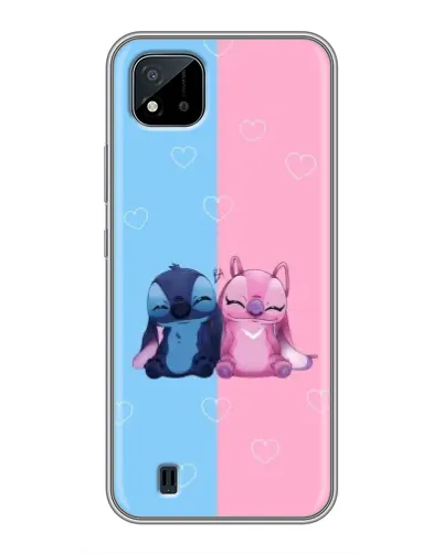 Чехол для Realme C11 (2021) / C20 с картинкой «Stitch и Angel Love» Чехол для Realme C11 (2021) / C20 с картинкой «Stitch и Angel Love»