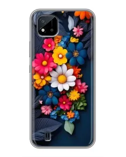 Чохол для Realme C11 (2021) / C20 з картинкою «Квіткова феєрія»