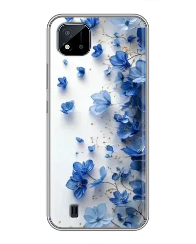 Чохол для Realme C11 (2021) / C20 з картинкою «Блакитний квітковий каскад» Чохол для Realme C11 (2021) / C20 з картинкою «Блакитний квітковий каскад»