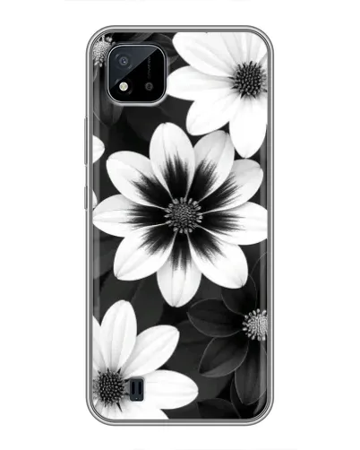 Чохол для Realme C11 (2021) / C20 з картинкою «Монохромні айстри» Чохол для Realme C11 (2021) / C20 з картинкою «Монохромні айстри»